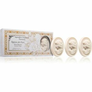 Saponificio Artigianale Fiorentino White Cameo Set sada tuhých mydiel 3x125 g vyobraziť