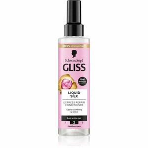 Schwarzkopf Gliss Liquid Silk bezoplachový kondicionér pre posilnenie a lesk vlasov 200 ml vyobraziť