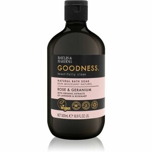 Baylis & Harding Goodness Rose & Geranium pena do kúpeľa s vôňou kvetín 500 ml vyobraziť