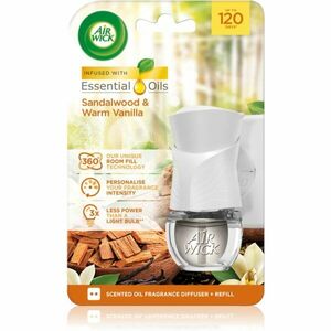 Air Wick Electric Sandalwood & Vanilla elektrický osviežovač vzduchu s náplňou 19 ml vyobraziť