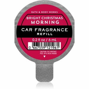 Bath & Body Works Bright Christmas Morning vôňa do auta náhradná náplň 6 ml vyobraziť