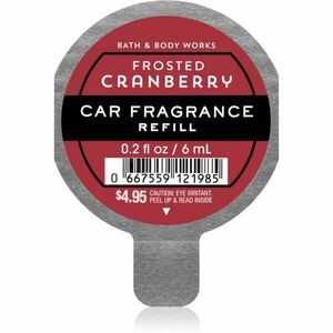 Bath & Body Works Frosted Cranberry vôňa do auta náhradná náplň 6 ml vyobraziť