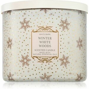 Bath & Body Works Winter White Woods vonná sviečka 411 g vyobraziť