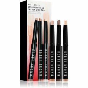 Bobbi Brown Long-Wear Cream Shadow Stick Trio Brow Pencil darčeková sada na oči 3 ks vyobraziť