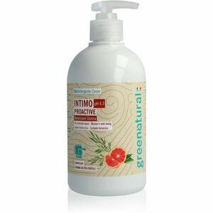 Greenatural Intimate Wash Gel Proactive pH 4, 3 BIO gél na intímnu hygienu s upokojujúcim účinkom Grapefruit and Aloe Vera 500 ml vyobraziť