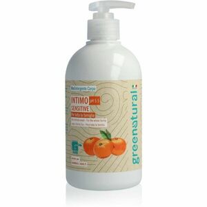 Greenatural Intimate Wash Gel Sensitive pH 5, 5 BIO gél na intímnu hygienu s upokojujúcim účinkom Aloe Vera 500 ml vyobraziť