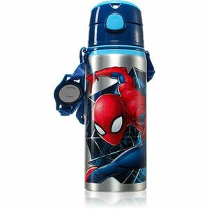 Marvel Spiderman Aluminium Water Bottle With Strap detská fľaša 600 ml vyobraziť