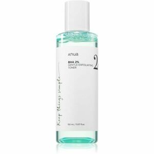 Anua BHA 2% Gentle Exfoliating Toner jemné exfoliačné tonikum pre problematickú pleť, akné 150 ml vyobraziť