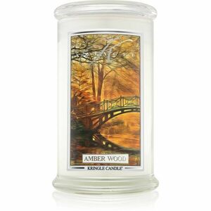 Kringle Candle Amber Wood vonná sviečka 624 g vyobraziť