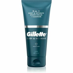 Gillette Body&Intimate 2in1 Shave Cream krém na holenie pre mužov 150 ml vyobraziť