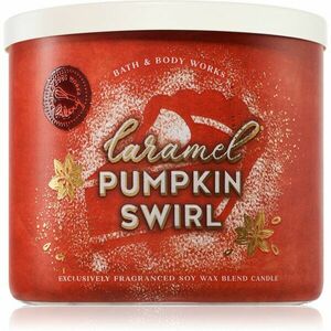 Bath & Body Works Caramel Pumpkin Swirl vonná sviečka 411 g vyobraziť