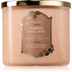 Bath & Body Works Pumpkin Spice Latte vonná sviečka 411 g vyobraziť