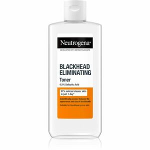 Neutrogena Blackhead Eliminating čistiace tonikum proti čiernym bodkám 200 ml vyobraziť