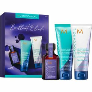 Moroccanoil Brilliant Blonde sada (pre blond vlasy) vyobraziť