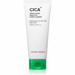 NATURE REPUBLIC Green Derma Mild Cica Foam Cleanser upokojujúca čistiaca pena pre mastnú a problematickú pleť 150 ml vyobraziť