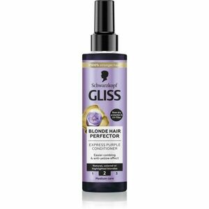 Schwarzkopf Gliss Blonde Hair Perfector bezoplachový kondicionér neutralizujúci žlté tóny 200 ml vyobraziť