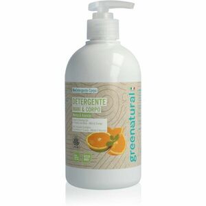 Greenatural Liquid Soap tekuté mydlo na ruky a telo Mint and Orange 500 ml vyobraziť