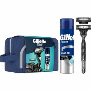 Gillette Mach3 Charcoal darčeková sada (pre mužov) vyobraziť