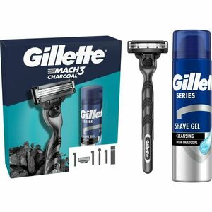 Gillette Mach3 Charcoal darčeková sada (pre mužov) vyobraziť