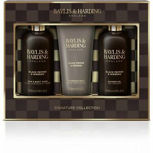 Baylis & Harding Black Pepper & Ginseng darčeková sada (na tvár, telo a vlasy) pre mužov vyobraziť