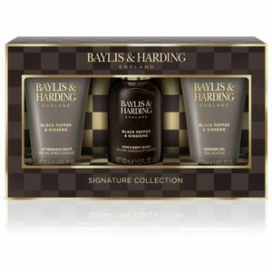 Baylis & Harding Black Pepper & Ginseng darčeková sada Mini Trio (na tvár, telo a vlasy) pre mužov vyobraziť